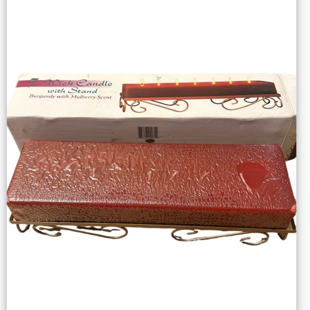 HOMEPLACE ⭐️  7-wick candle with stand